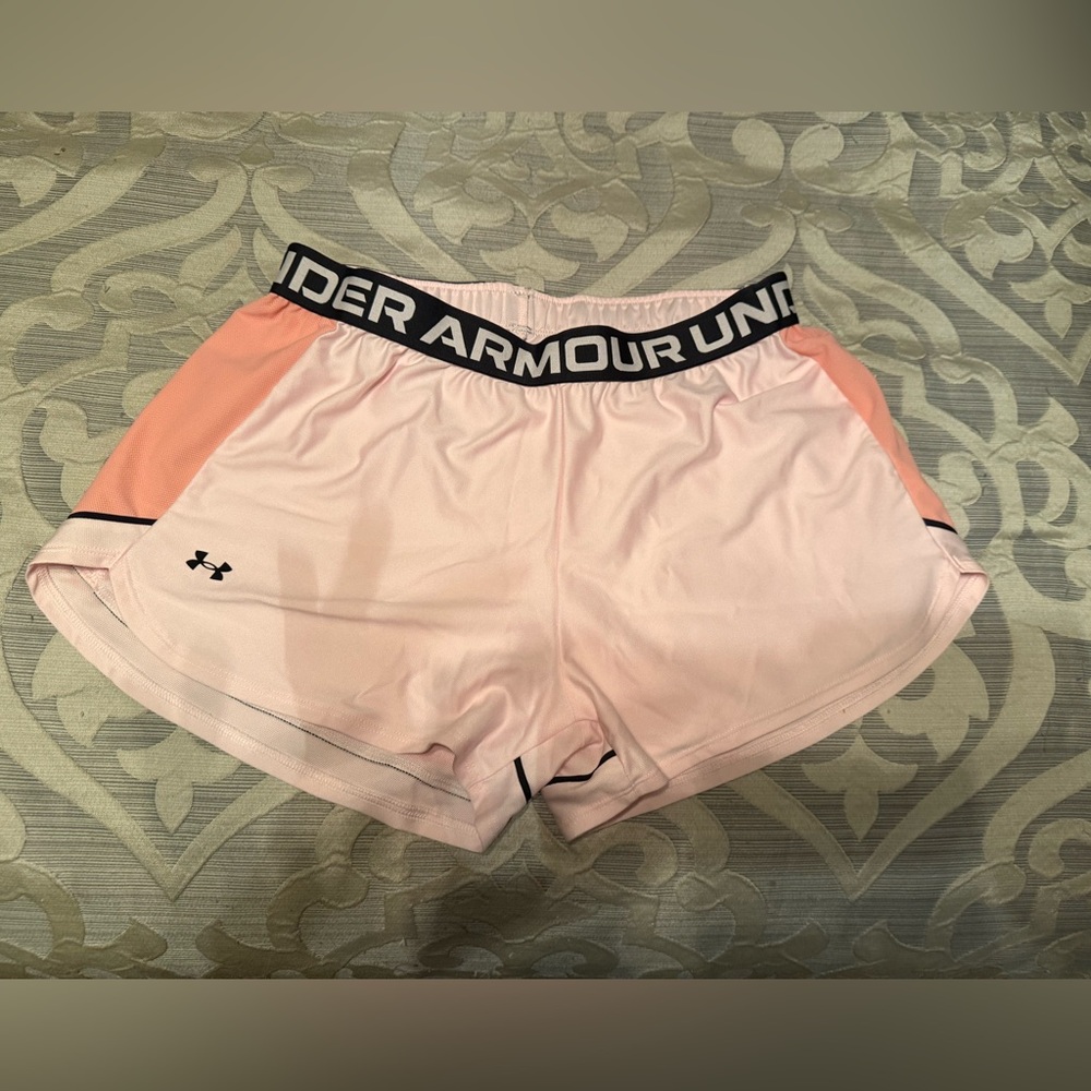 Under Armour Women's Light Pink Athletic Shorts